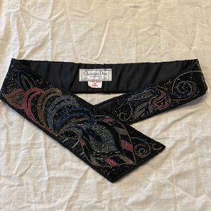 Vintage Beaded Christian Dior belt